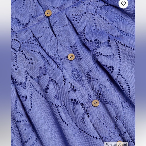 NWT Free people shadow dance midi dress in Persian jewel size m - Picture 7 of 12